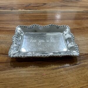 Beatriz Ball Engraved Small Tray  7"x5"